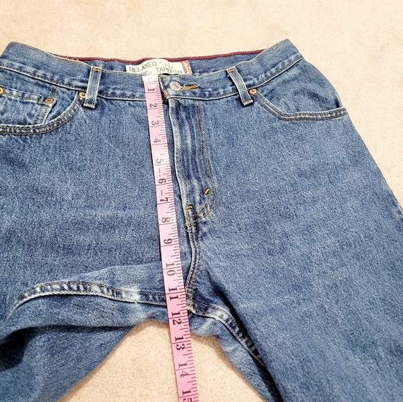 Levi’s 550 Relaxed Fit Jeans Women 12M 100% Cotton Straight Leg Classic Denim - Picture 12 of 14